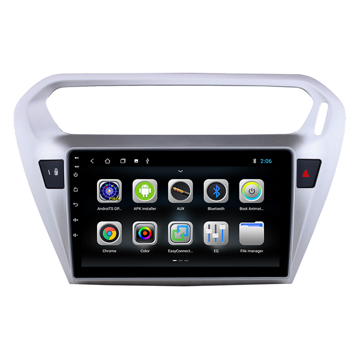 Android 9.0 1+16GB Car Radio For Peugeot 301 Citroen Elysee 2013-2018 with BT Mirrir Link Wifi Audio GPS Player