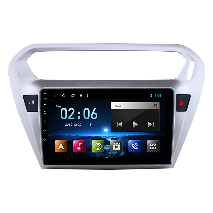Android 9.0 1+16GB Car Radio For Peugeot 301 Citroen Elysee 2013-2018 with BT Mirrir Link Wifi Audio GPS Player