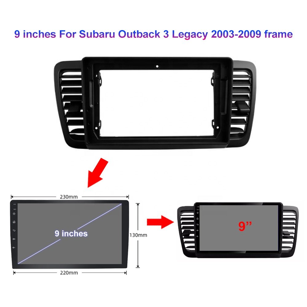 Jmance 9 Inch For Subaru Outback 3 Legacy 2003 - 2009 Frame 4G Android Auto Carplay Autoradio 2 Din Car Dvd Player
