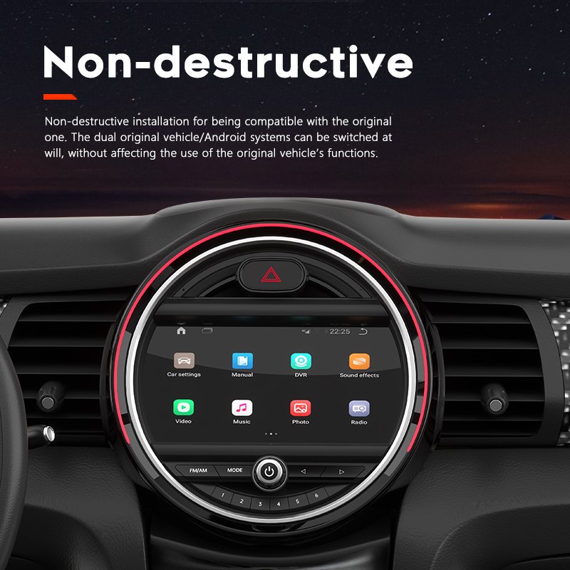 2015-2018 Year 8 Core Car Audio System Android DVD GPS Video MP3 Player Online For BMW MINI ONE car radio