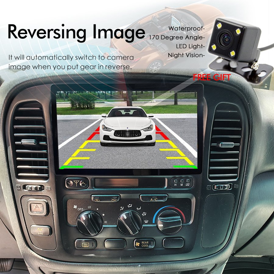 128GB Android 13 Radio For Toyota Land Cruiser 1999 LC100 CarPlay Navigation GPS Touch Screen Stereo Car Multimedia Video Player