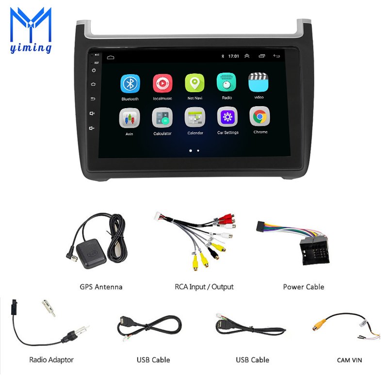 For VW Volkswagen polo 2008 - 2020 Android 10.0 Car Radio Multimedia Player Navigation stereo GPS