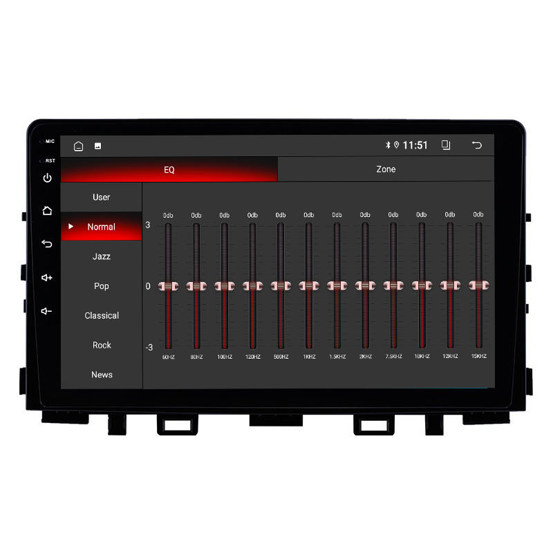 Car Radio 9 Inch Android 9 Radio GPS Multimedia Player for KIA RIO 2017-2019 Player Car Stereo with WIFI