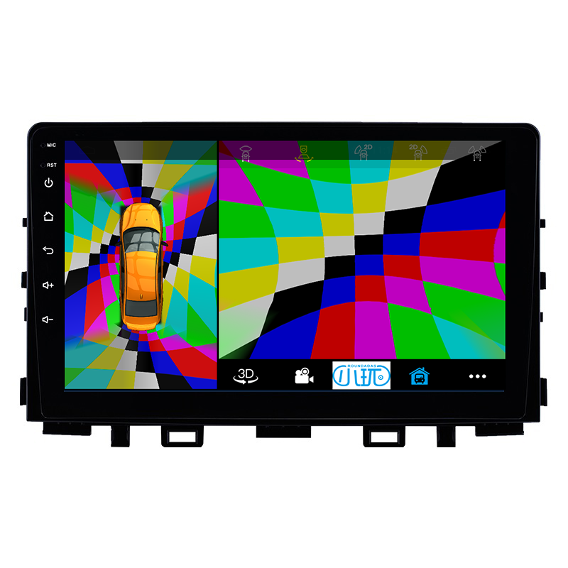Car Radio 9 Inch Android 9 Radio GPS Multimedia Player for KIA RIO 2017-2019 Player Car Stereo with WIFI