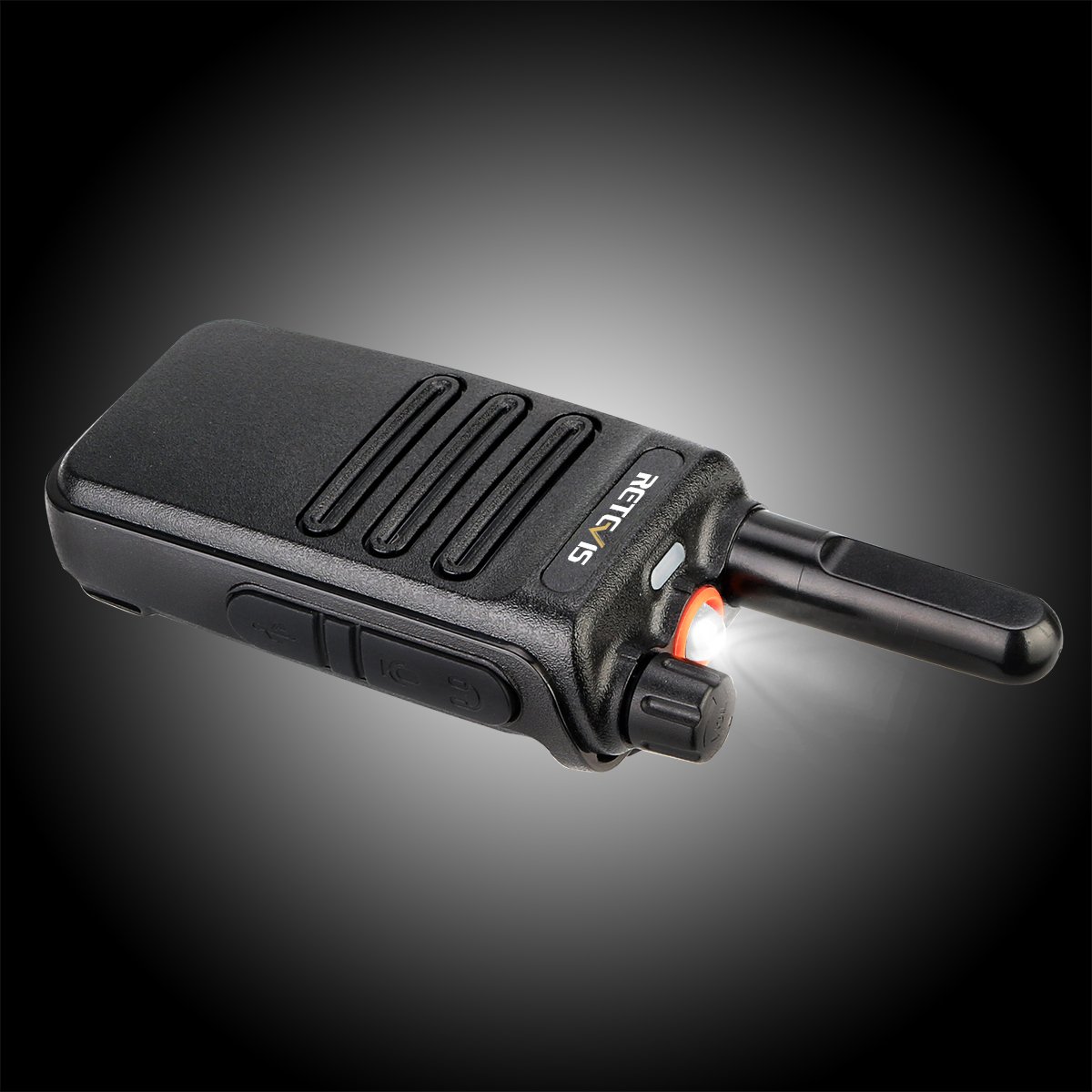 Commercial Walkie-Talkies Set with Earpiece Cable 2 Way Radios Rechargeable Emergency Alarm VOX Handsfree Retevis RB35/RB635