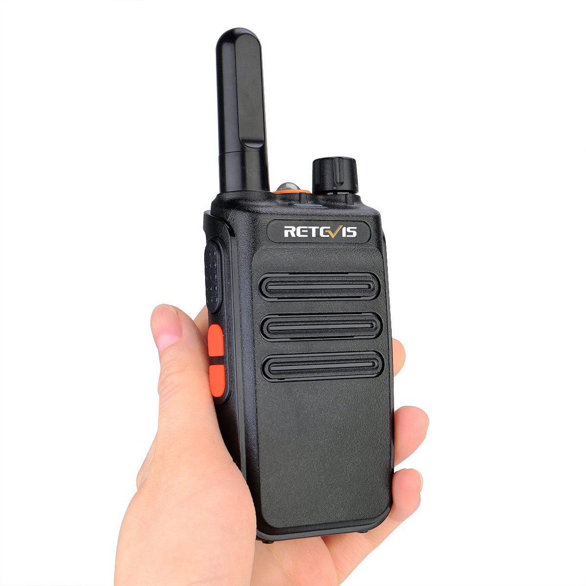 Commercial Walkie-Talkies Set with Earpiece Cable 2 Way Radios Rechargeable Emergency Alarm VOX Handsfree Retevis RB35/RB635