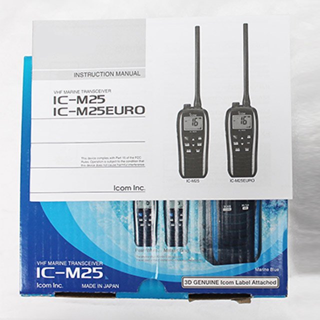 New IC-M25VHF Marine Radio Professional Waterborne Shipborne Portable Walkie-Talkie Waterproof Two-way Maritime Radio 5W Radio