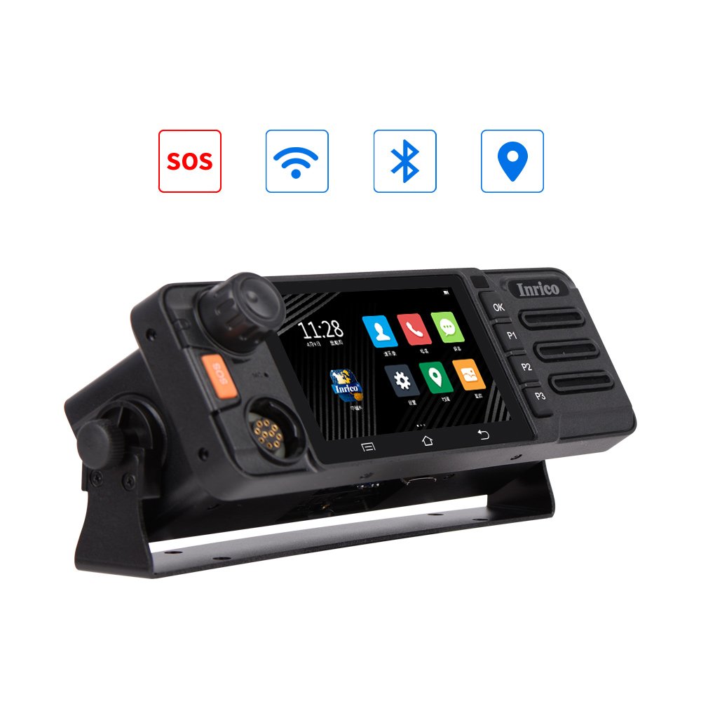 Inrico TM9 4G zello car mobile radio Android 7.1touch screen intercom walkie talkie vehicle radio with camera