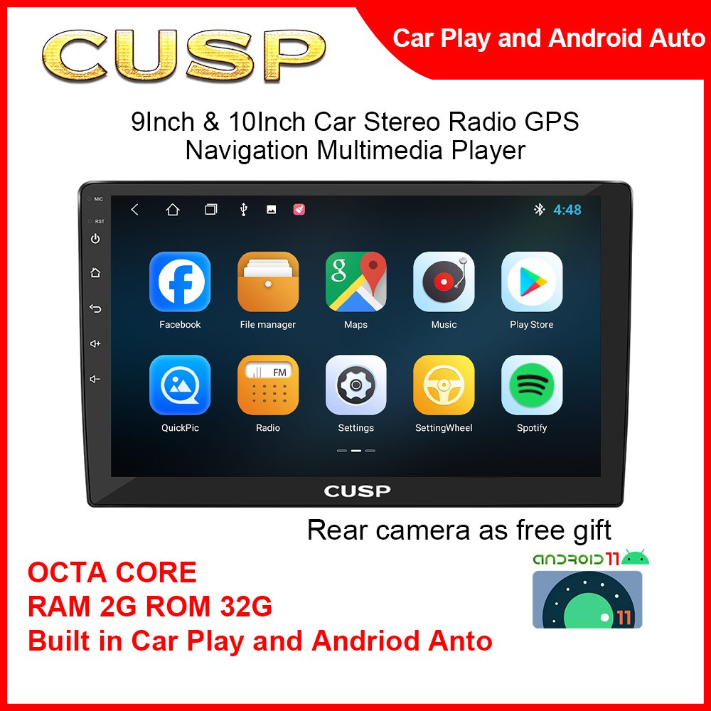 9 Inch Universal Car Screen Car Stereo Radio GPS Navigation Car Player Video Player