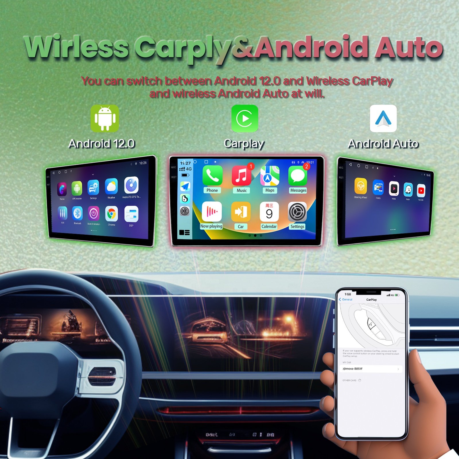 Simple soft 8 core 64G 10.4 inch GPS head unit Multimedia Player car stereo Android radio for Dodge Ram 2013-2018 car