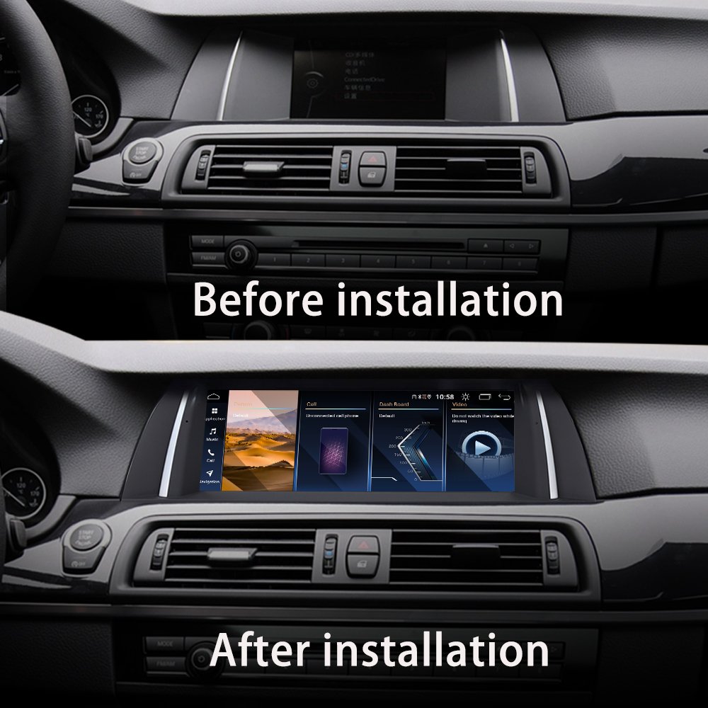 LELV Android 14 Car Radio Wireless Carplay Android Auto Gps Navi Multimedia Player For Bmw 5 Series F10 F11 G30