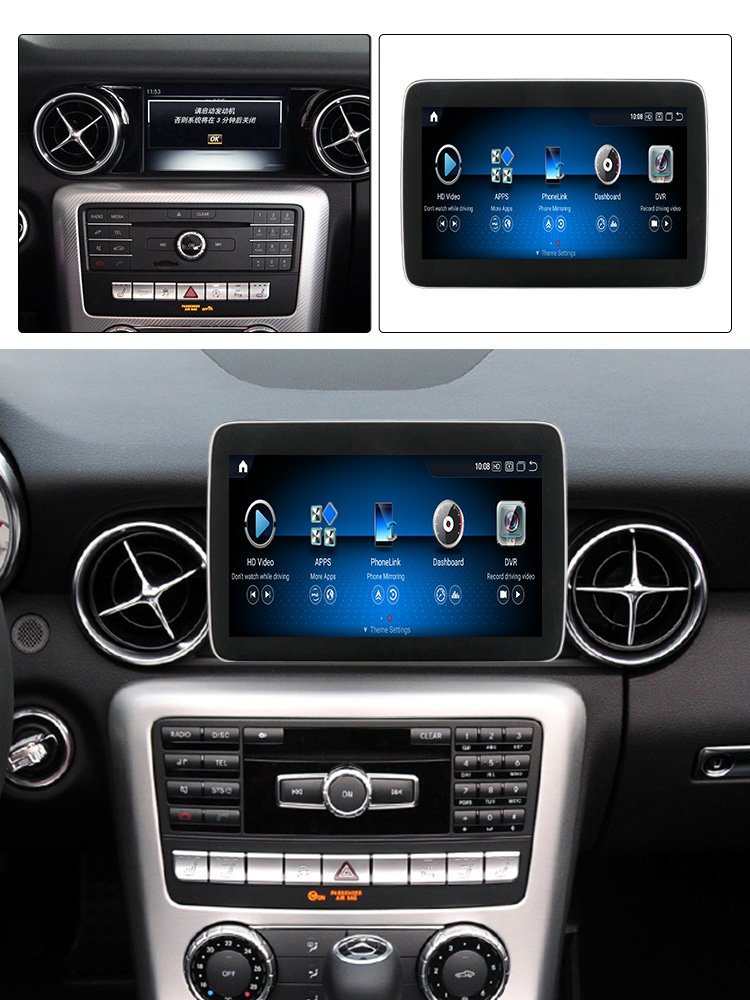 MEKEDE Snapdragon Android Newest system 8.4 inch 8+256GB Car navigation for Benz SLK SLC SL with car play android auto