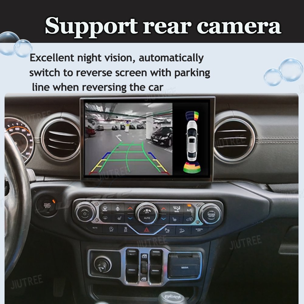 Android 13 For Jeep Wrangler JL Gladiator 2018 -2021 Car DVD Player radio frame Carplay Multimedia Player GPS Navi Head Unit
