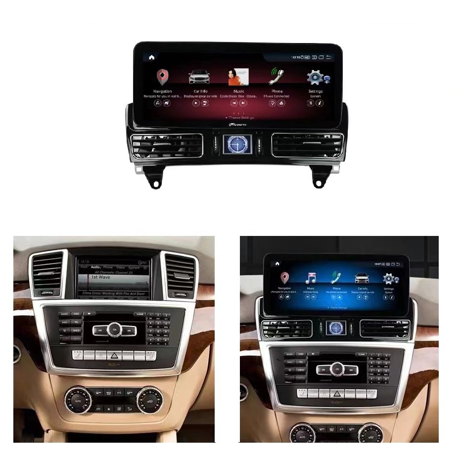 12.3 "Android 13 car radio for Mercedes BENZ ML W166 GL Class X166 2012-2015 GLS X166 GLE W166 2016-2018 auto video stereo