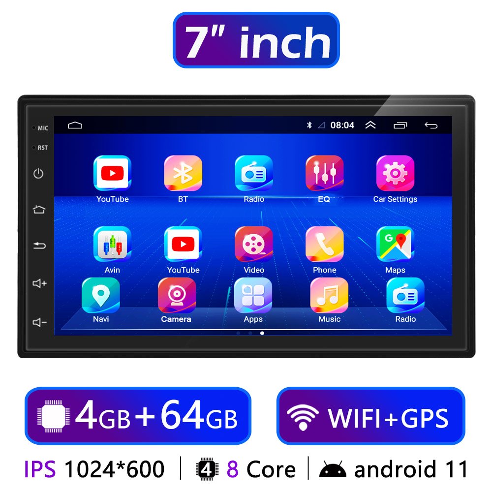 Universal Full Hd Navigation Gps 2 Din Audio 7/9/10/13 Inch Android Radio Car Mp3 Player