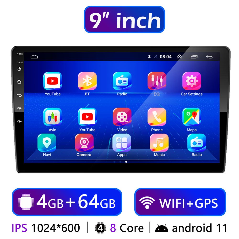Universal Full Hd Navigation Gps 2 Din Audio 7/9/10/13 Inch Android Radio Car Mp3 Player