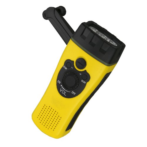 SORBO-5026 Best Selling Hand Crank SOS Warning Flashlight AM FM Portable Dynamo Radio
