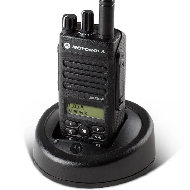 Motorola Xir P6620i Digital Ip67 Rechargeable Militalry Two Way Radio For Buildings Hotels Airports Big Malls Walkie Talkie