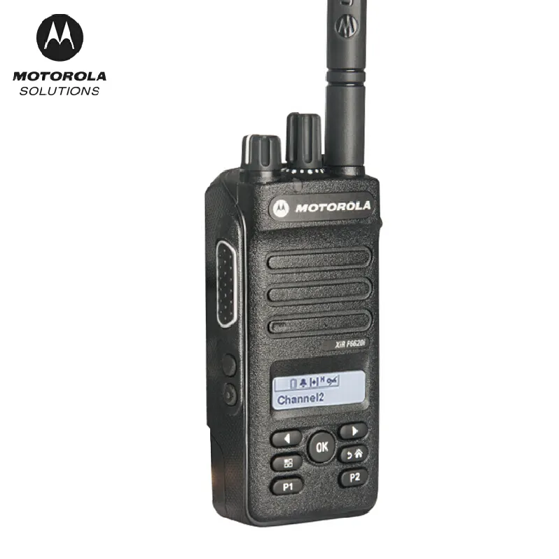 Motorola Xir P6620i Digital Ip67 Rechargeable Militalry Two Way Radio For Buildings Hotels Airports Big Malls Walkie Talkie