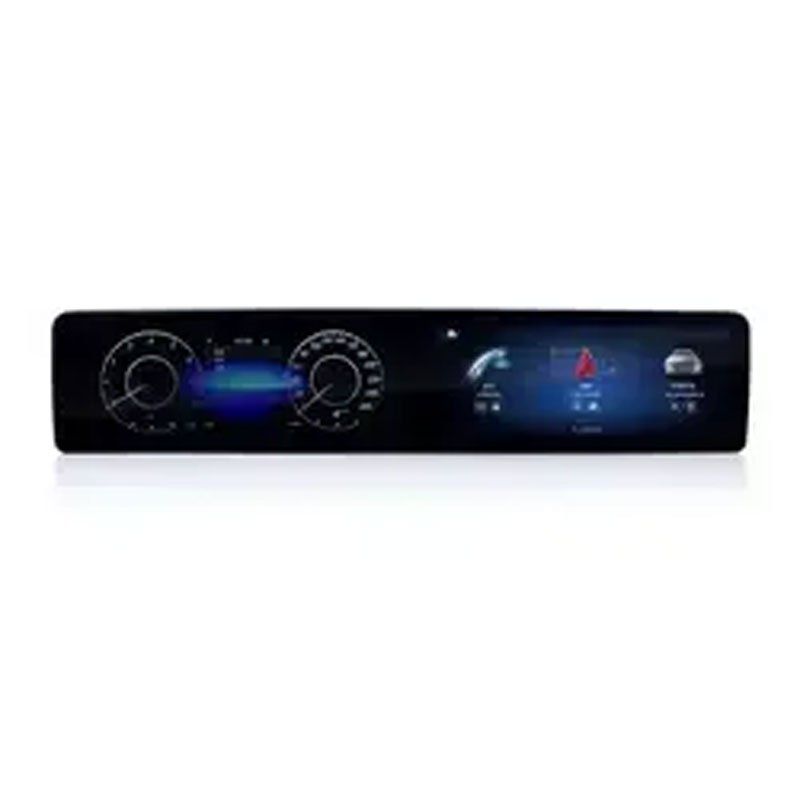 Autostereo 12.3 inch For Mercedes Benz S class W221 To W222 Dual Screen Android Radio Cluster Digital Instrument Stereo Upgrade