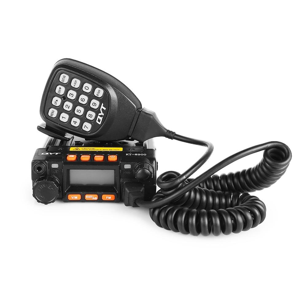 QYT KT-8900 Mobile Radio 25W Handheld Repeater Dual Band Portable Two Way Radio KT8900 Car Radio Station Mobile Walkie Talkie