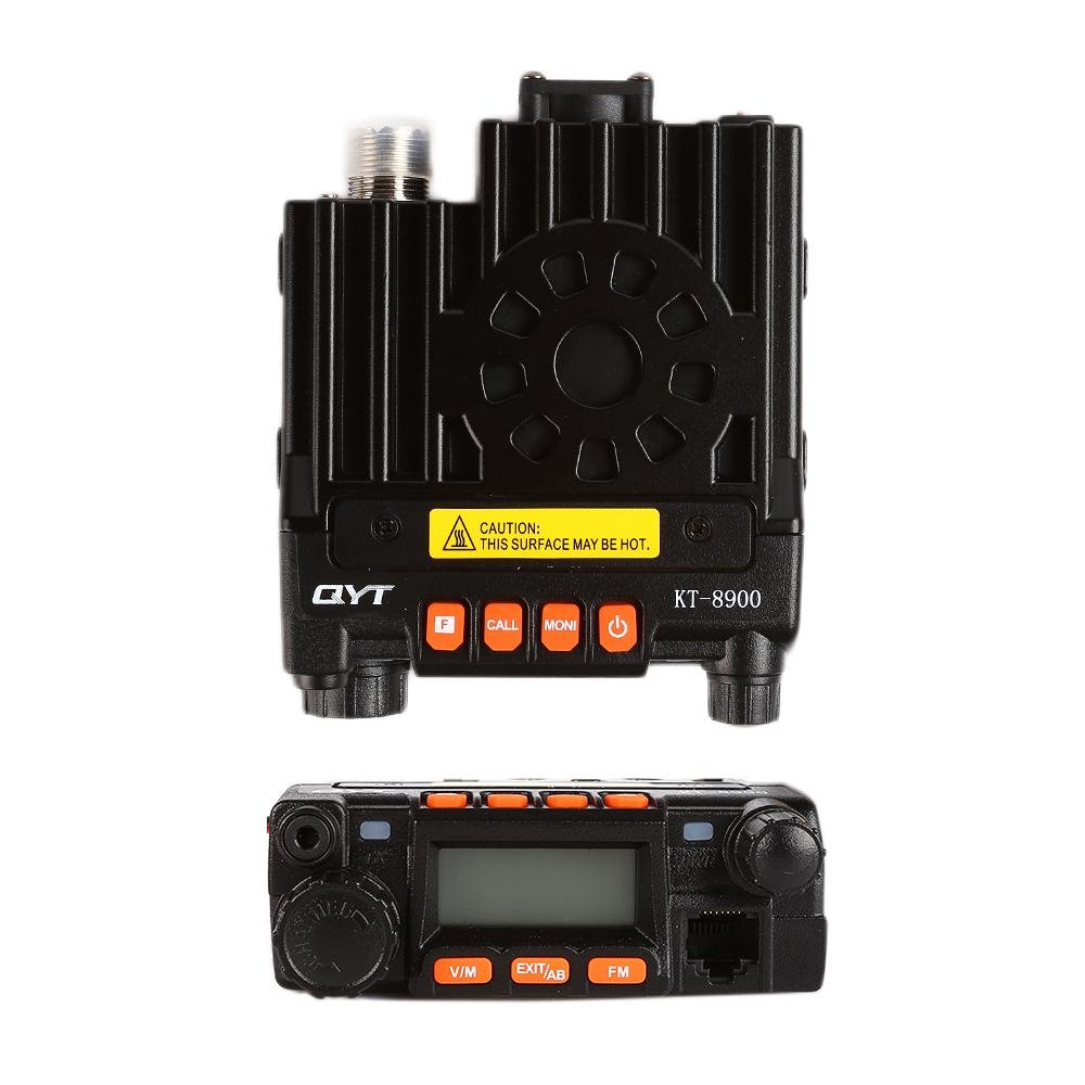 QYT KT-8900 Mobile Radio 25W Handheld Repeater Dual Band Portable Two Way Radio KT8900 Car Radio Station Mobile Walkie Talkie