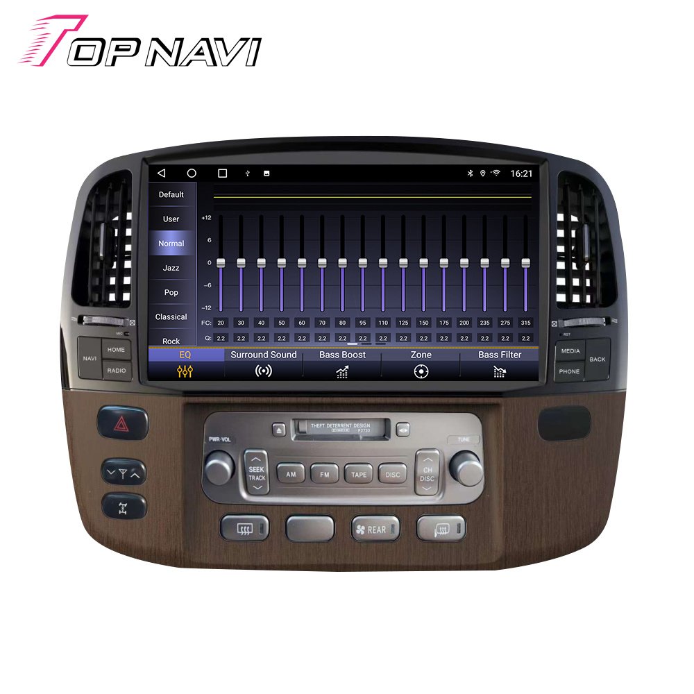 13.3 inch car stereo For TOYOTA LANDCRUISER LC100/LEXUS LX470 2003 - 2017 GPS navigation DSP Carplay radio android head unit