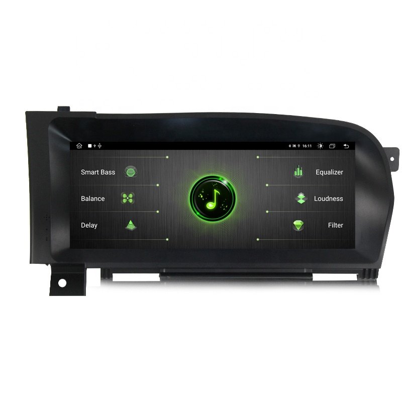 10.25 Inch Android 12 Auto Touch Screen Car Carplay Monitors Speaker GPS Radio Multimedia Player For Benz S W221 W216 2005-2013