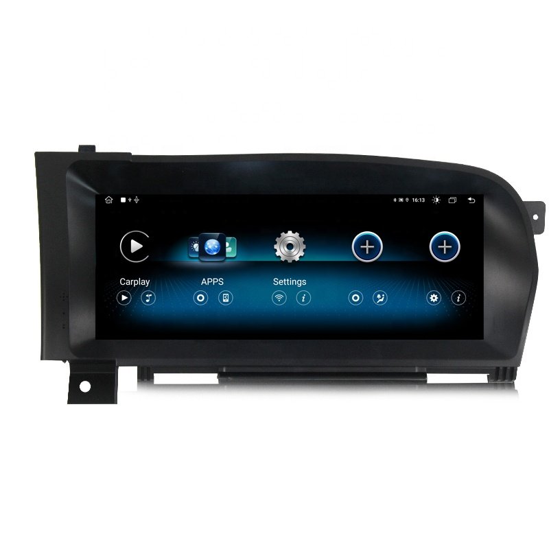 10.25 Inch Android 12 Auto Touch Screen Car Carplay Monitors Speaker GPS Radio Multimedia Player For Benz S W221 W216 2005-2013