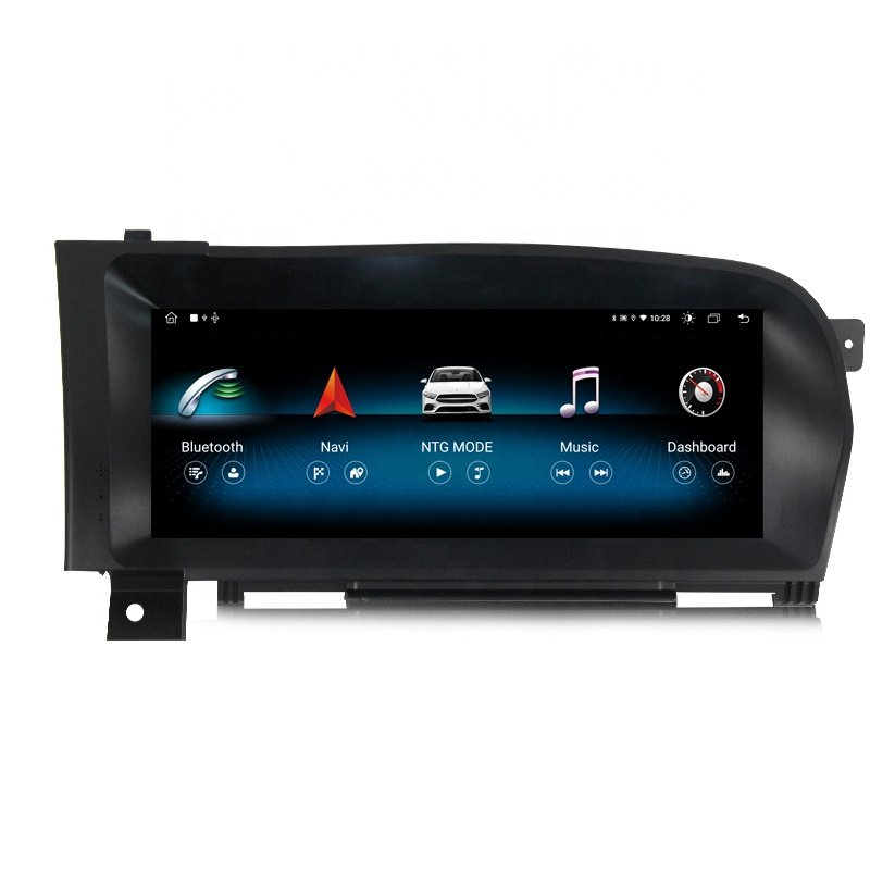 10.25 Inch Android 12 Auto Touch Screen Car Carplay Monitors Speaker GPS Radio Multimedia Player For Benz S W221 W216 2005-2013