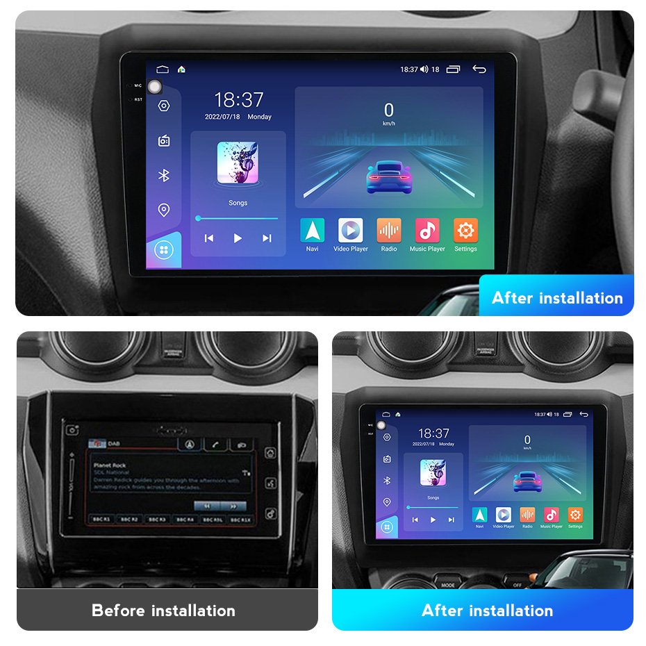 MEKEDE M6 Android 12 8core 8 256GB 2K DSP 2din GPS WIFI Car Radio stereo for Suzuki Swift 2016-2020 suzuki sx4 car stereo