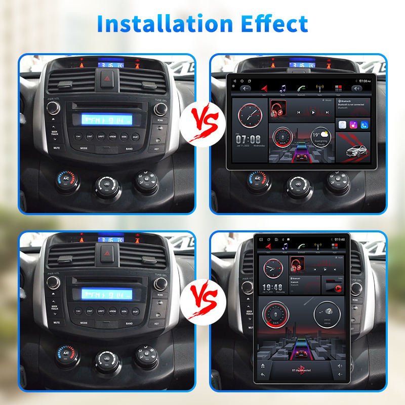 Touch Screen Android Car Radio 2.5D GPS Navigation Autoradio Multimedia Player 1Din 13 inch Universal Car Audio Stereo