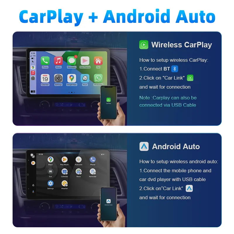Touch Screen Android Car Radio 2.5D GPS Navigation Autoradio Multimedia Player 1Din 13 inch Universal Car Audio Stereo