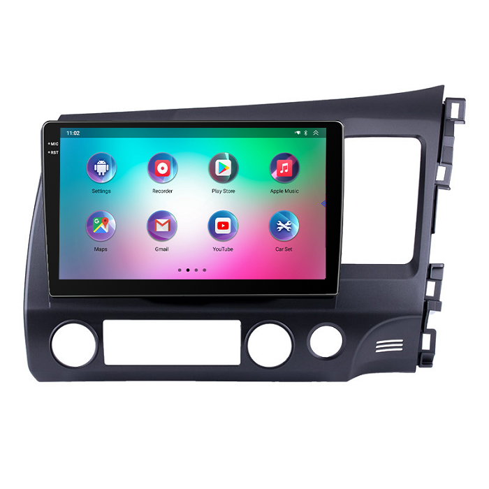 Android 13 Car GPS Qcta Core Radio 4+64gb GPS 4g lte for Honda Civic RHD 2006 2007 2008 2009 2010 2011