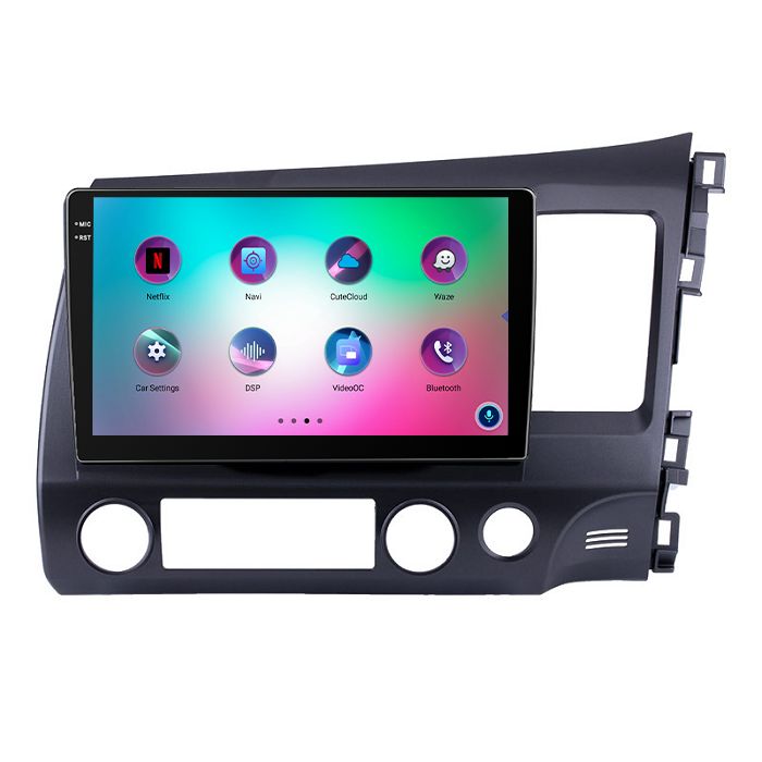 Android 13 Car GPS Qcta Core Radio 4+64gb GPS 4g lte for Honda Civic RHD 2006 2007 2008 2009 2010 2011