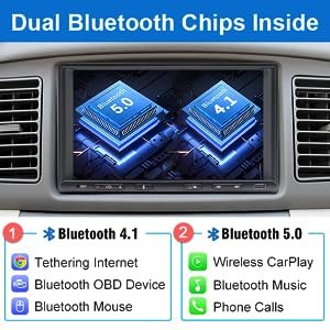 Supplier Wholesale 7" Android Auto Carplay Wireless Android Auto Wireless For Car Multimedia Player