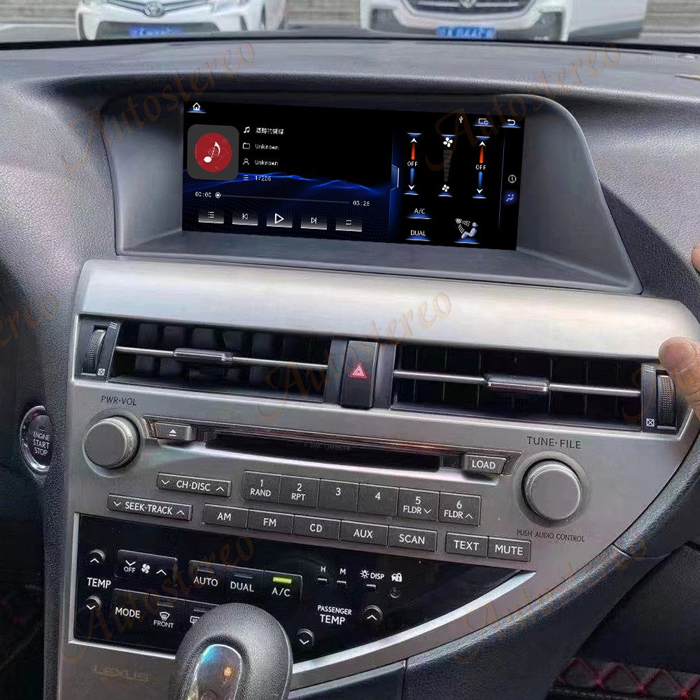 Autostereo 12.3 inch Android 13 For Lexus RX 2009-2014 Car Radio GPS Navigation Head Unit GPS Multimedia Player Audio Stereo