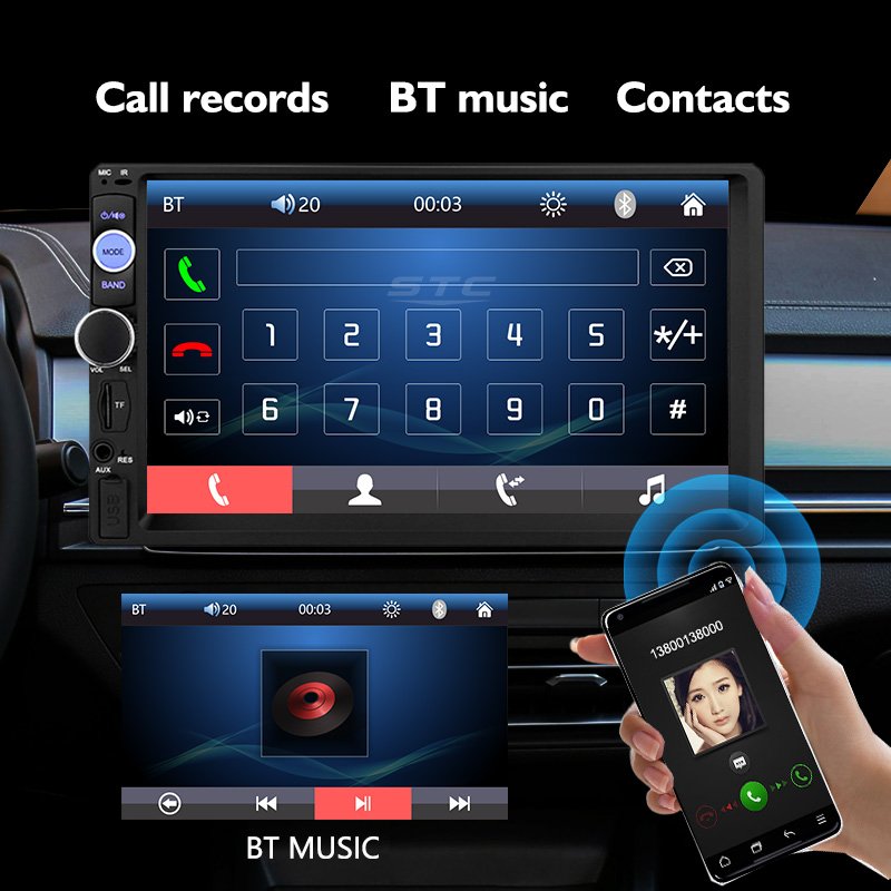 1 Din Lixux Car Radio Autoradio Stereo Audio Rds Carautoplay Rear View 7 Inch Mp5 Video Player Usb Mp3 Mp5 Car Player