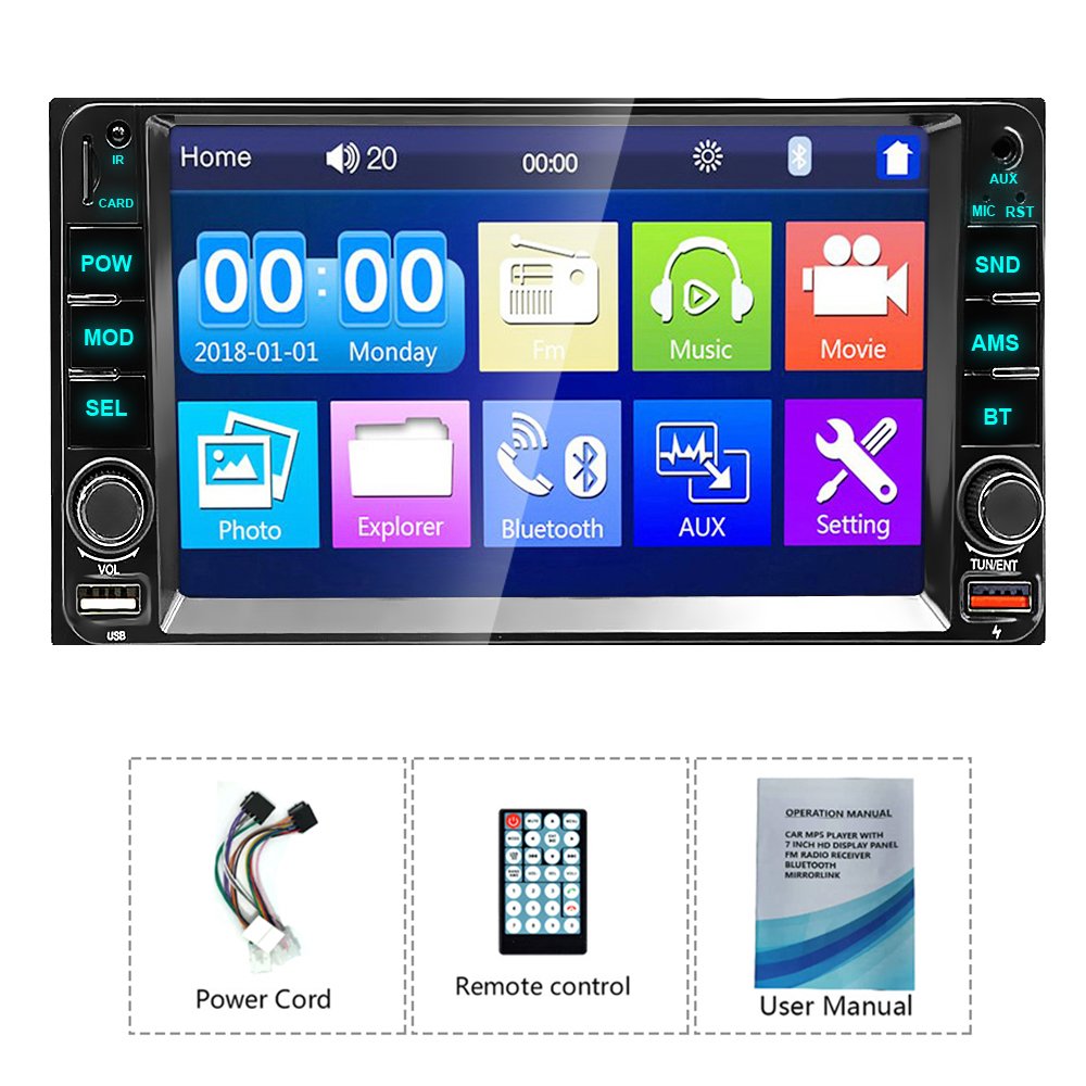 7 Inch 2 Din MP5 Player Car Stereo Multimedia Toyota MP5 Double Din Car Audio Auto Radio Player For Toyota Corolla