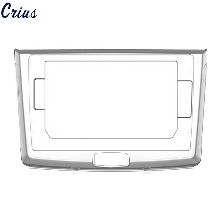 Factory direct sales car dvd frame car navigation fascia frame for HAVAL H6 sport Silver 9 inches Car DVD Player Frame