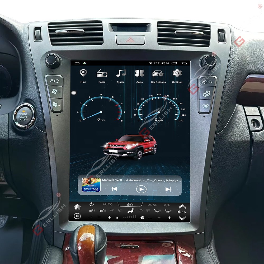 13 inch Car Radio for Tesla Ekran Lexus LS460 LS400 LS430 LS500 Android Car Multimedia System Navigation Radio Head Unit Monitor