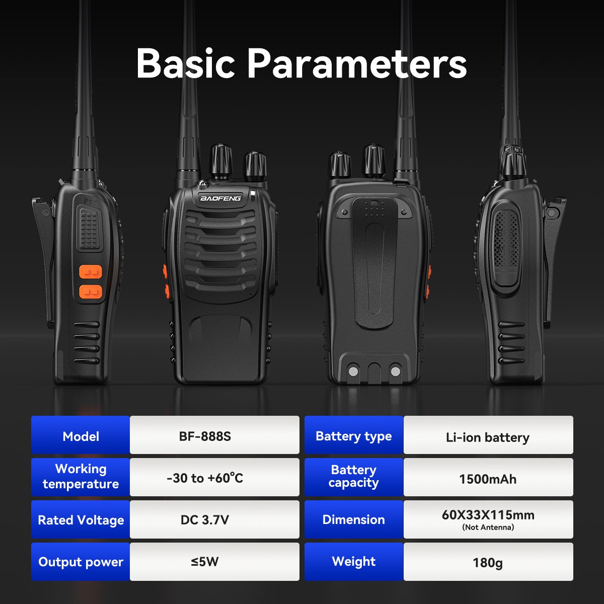 Baofeng Hot BF-888S Dual Band Ham radio Original Factory Baofeng 888s Including Earphone Handheld Walkie Talkie