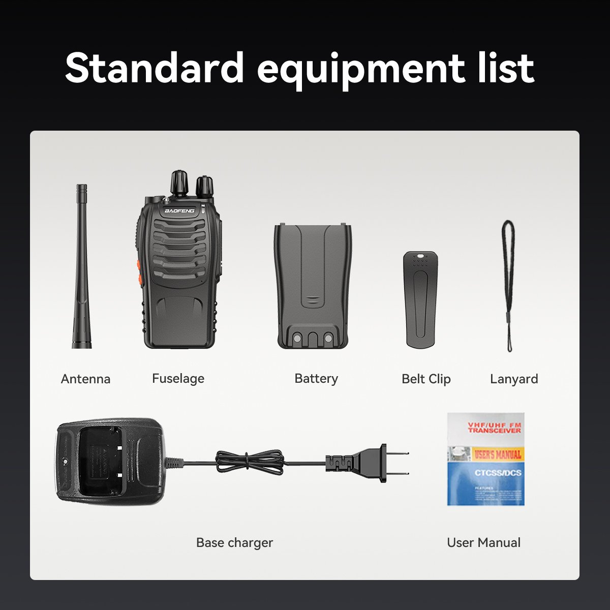 Baofeng Hot BF-888S Dual Band Ham radio Original Factory Baofeng 888s Including Earphone Handheld Walkie Talkie