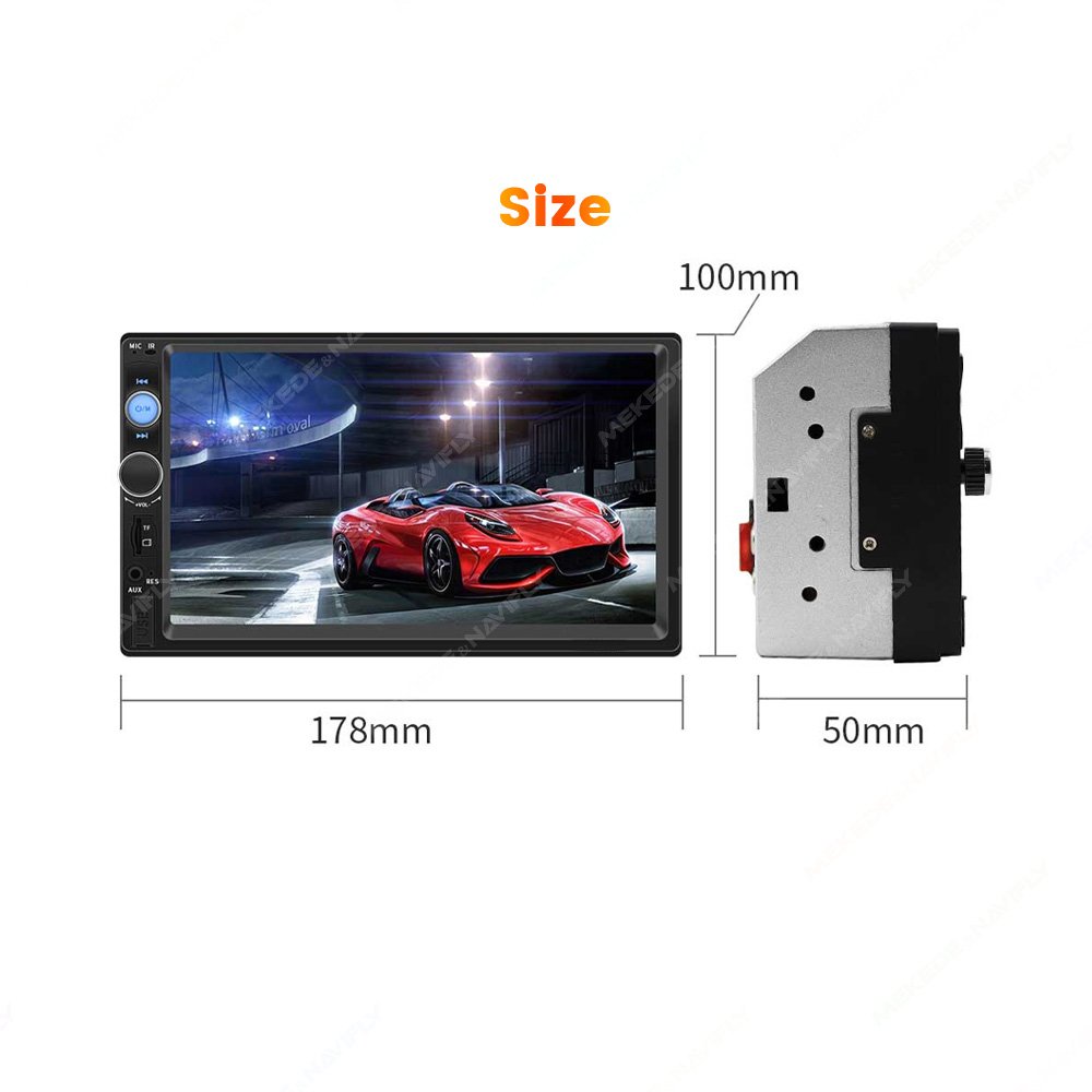 Navifly MP5 800*480 HD video wince system car multimedia player Car Stereo Radio for T100C support steering wheeling control