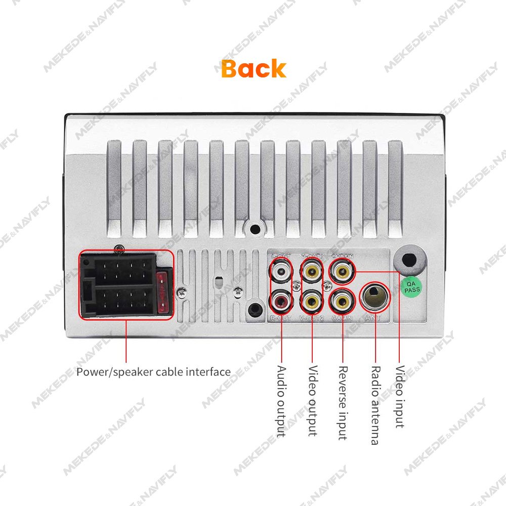 Navifly MP5 800*480 HD video wince system car multimedia player Car Stereo Radio for T100C support steering wheeling control