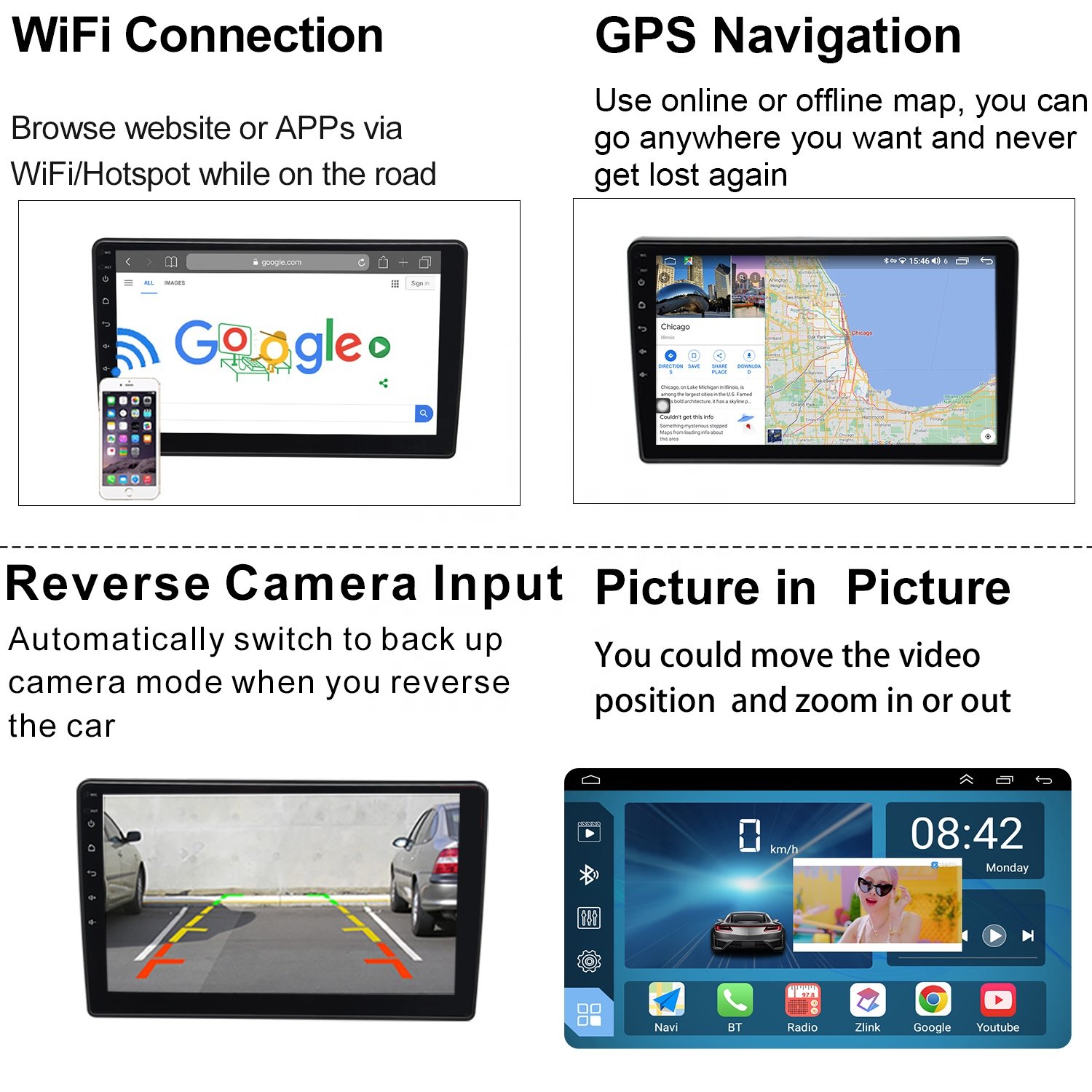 9 inch Car play Android Radio Multimedia Apple CarPlay Android Auto 2 din stereo receiver DVD MP5 Player