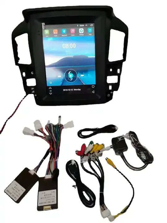 10.4" Android Tesla Style Car Audio Video Player For LEXUS RX300 1997-2003 Car Video Radio GPS Multimedia Player Vertical Screen