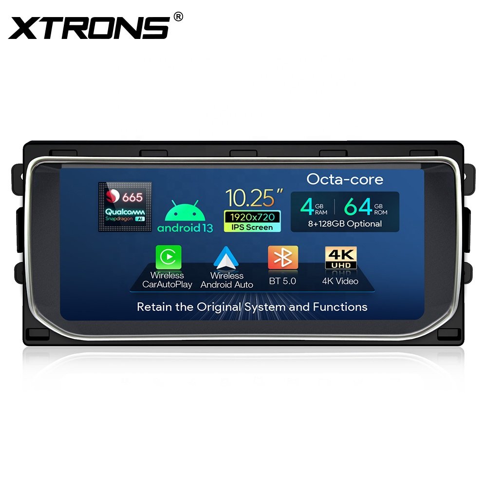 XTRONS 10.25" Car Screen for Land Rover Range Rover Sport L494 (2013-2020) Bosch / Harman Android 13 8 Core 4G LTE Body Kit