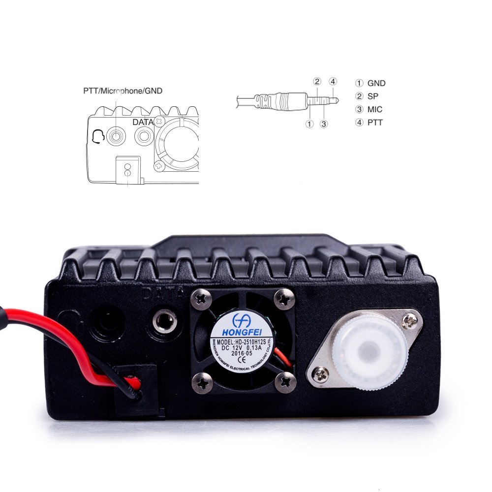 QYT KT-7900D 25W Quad Band Mobile radio 144/220/350/440MHZ 4 Bands FM Transceiver Car Radio Walkie talkie