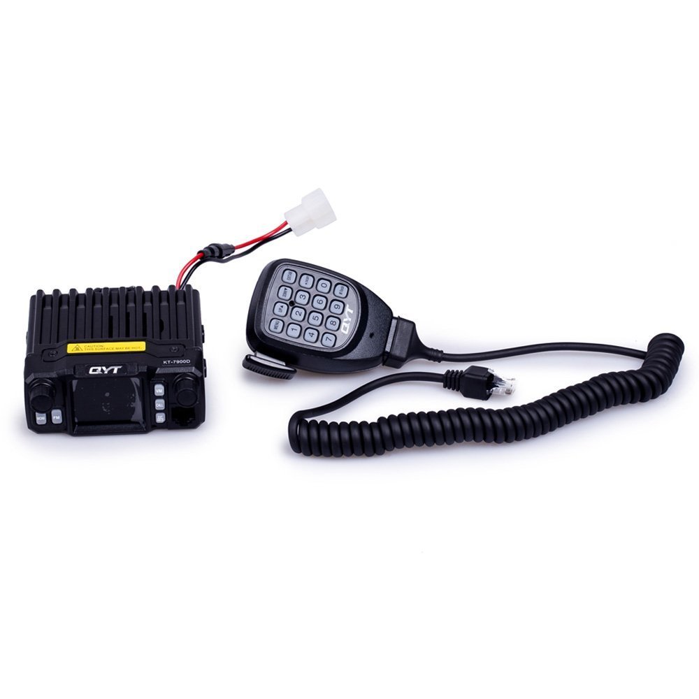 QYT KT-7900D 25W Quad Band Mobile radio 144/220/350/440MHZ 4 Bands FM Transceiver Car Radio Walkie talkie